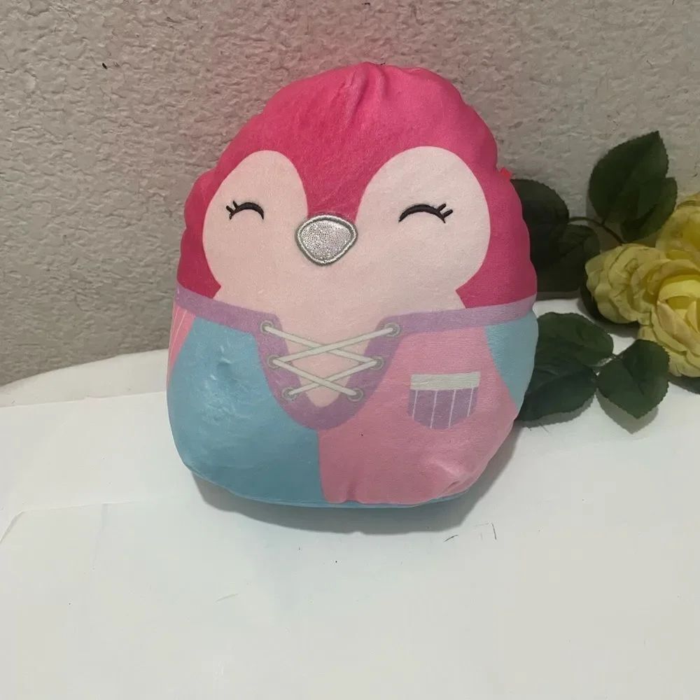 Squishmallows 8” Kavya the Penguin Plush Stuffed Animal Pink Blue